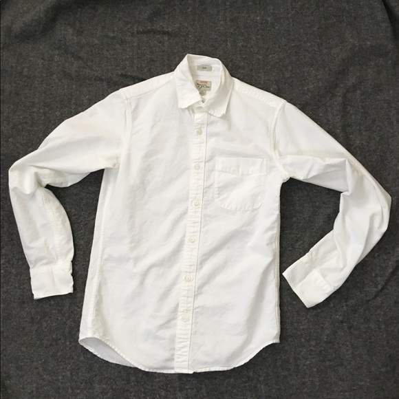 J. Crew Other - J. Crew All Cotton White Oxford slim XS